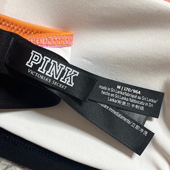 Last chance…PINK Victoria’s Secret Bikini Top Swimsuit Swim Bandeau M Medium - Picture 4 of 5